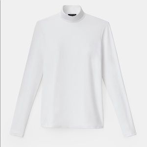 Lafayette 148 Brushed Italian Cotton Top
